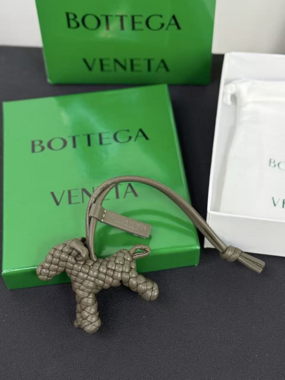 Bottega Veneta dog charm